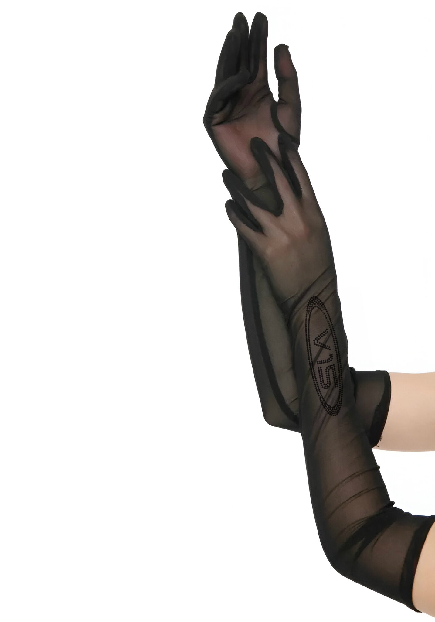 V15 Crystal Mesh Opera Gloves image 0