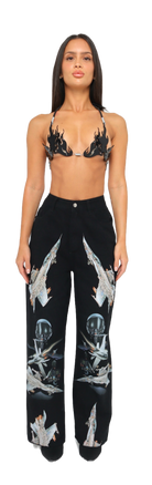 BLACK ACRYLIC TOP image 0